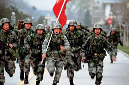 上海晟皋電氣全體員工向中國(guó)軍人致敬